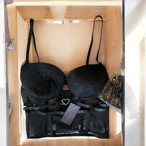 Body Rage Bra Adult Medium Black‎
